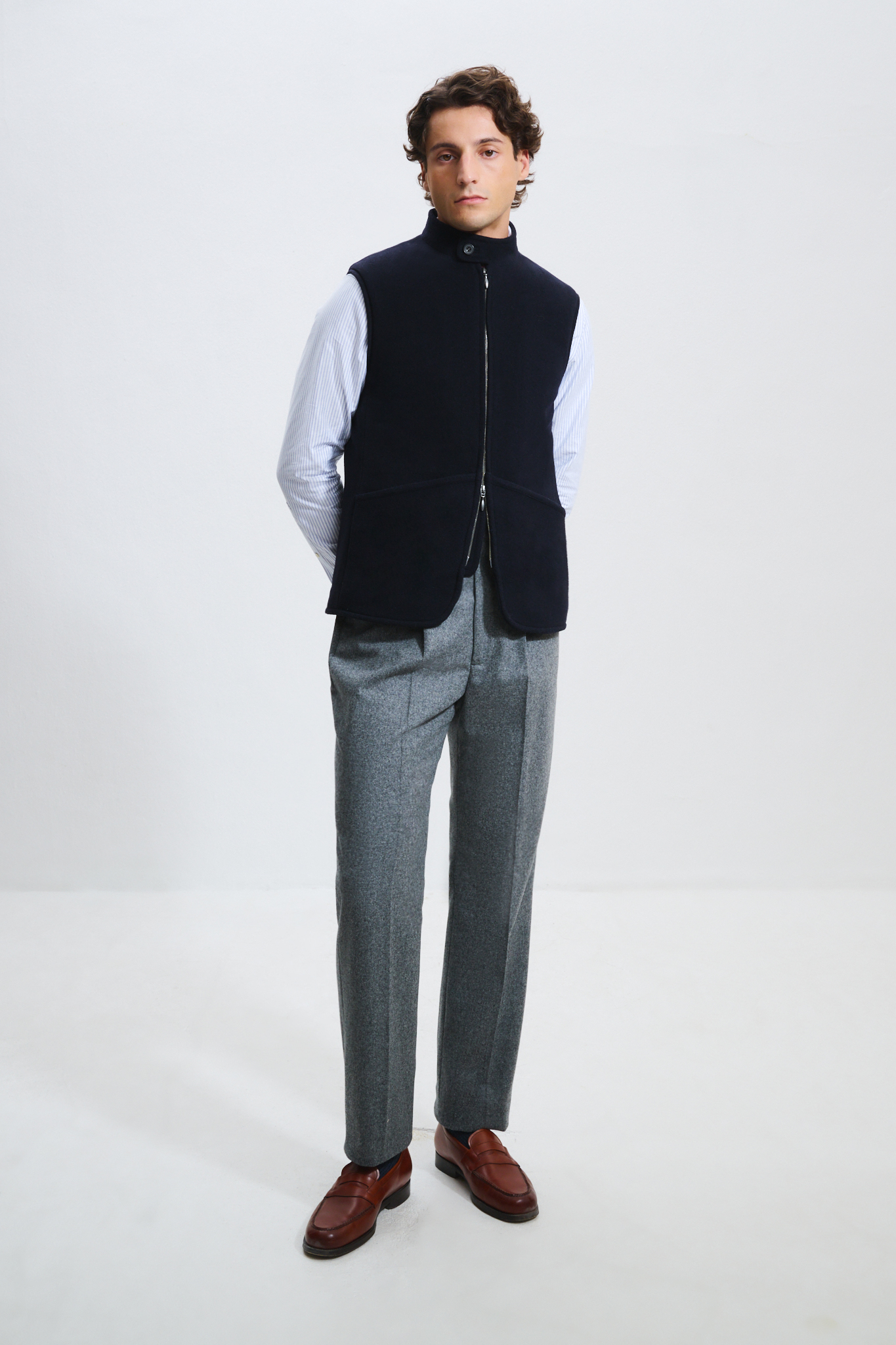 Pantalon Coupe Une Pince / Flanelle