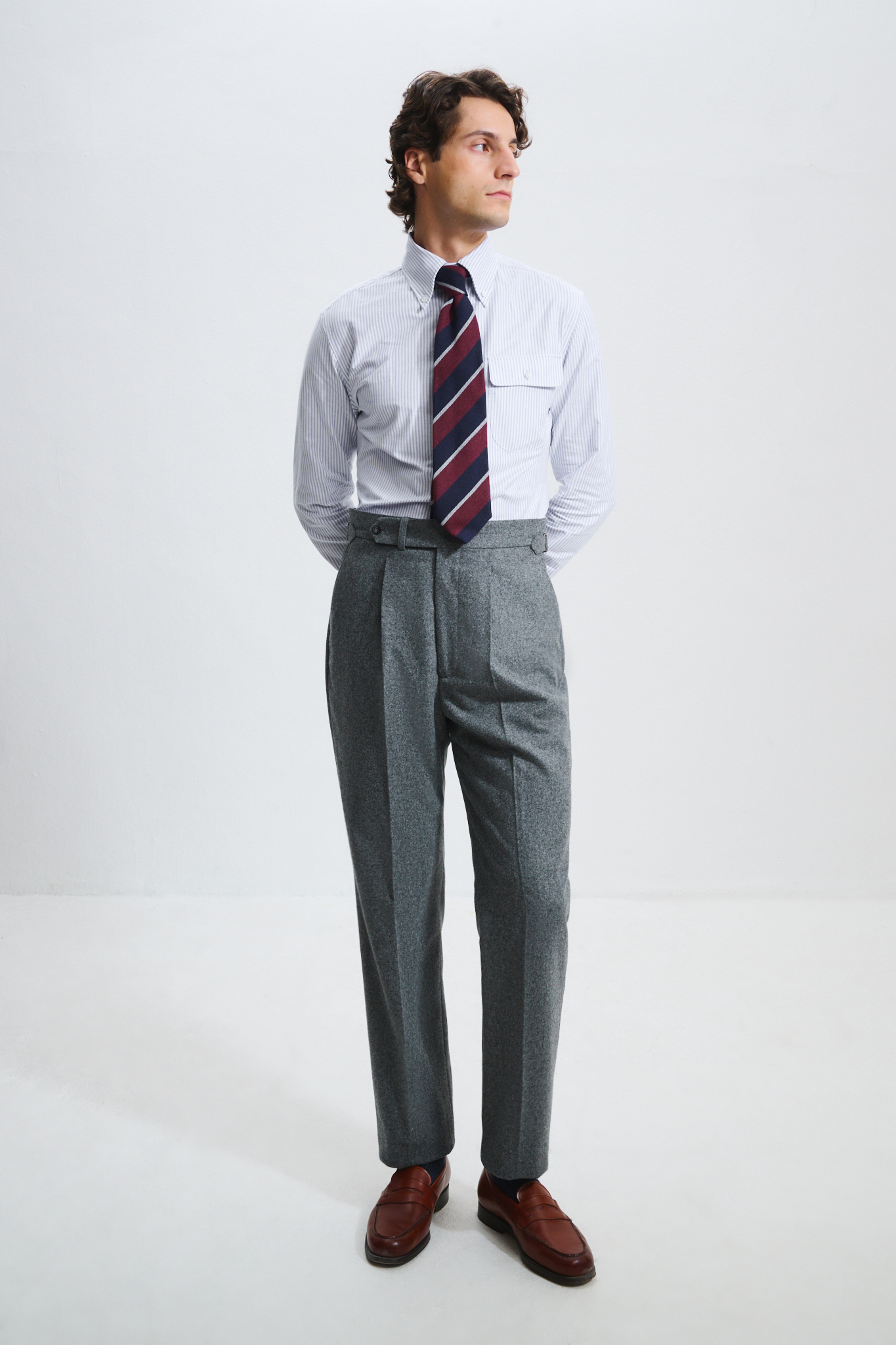 Pantalon Coupe Une Pince / Flanelle