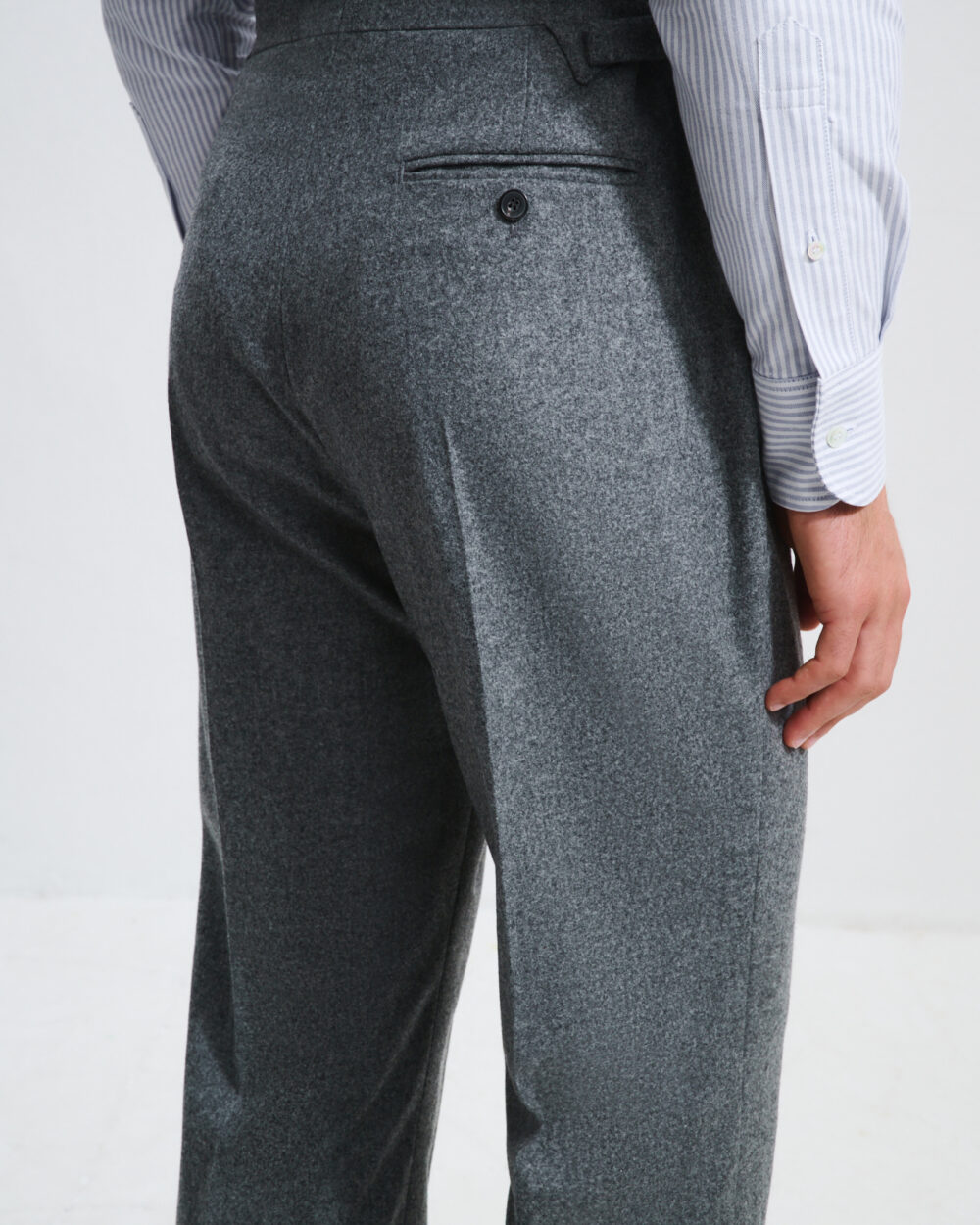 Pantalon Coupe Une Pince / Flanelle