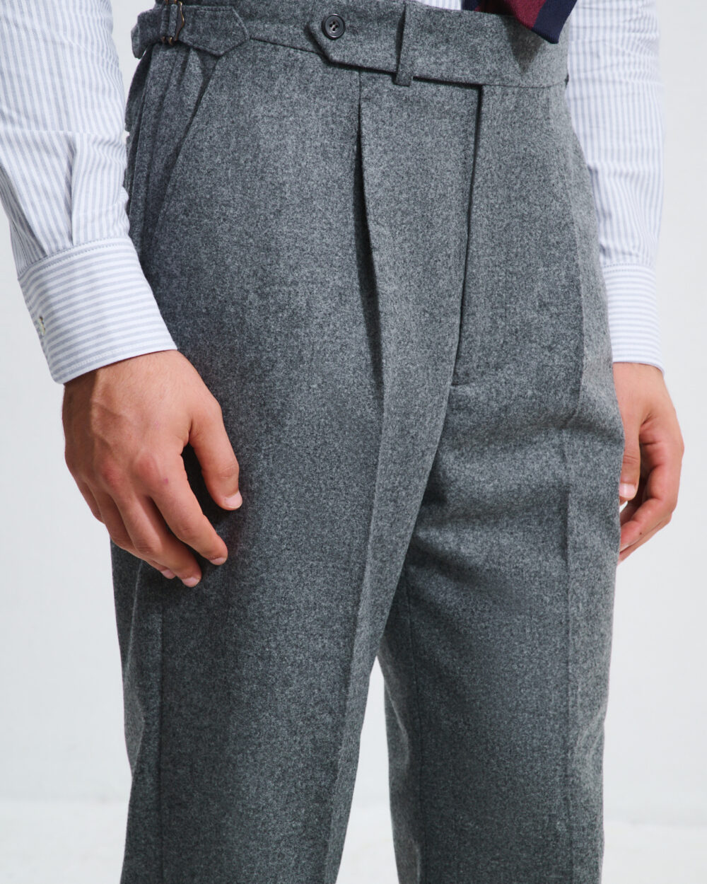 Pantalon Coupe Une Pince / Flanelle
