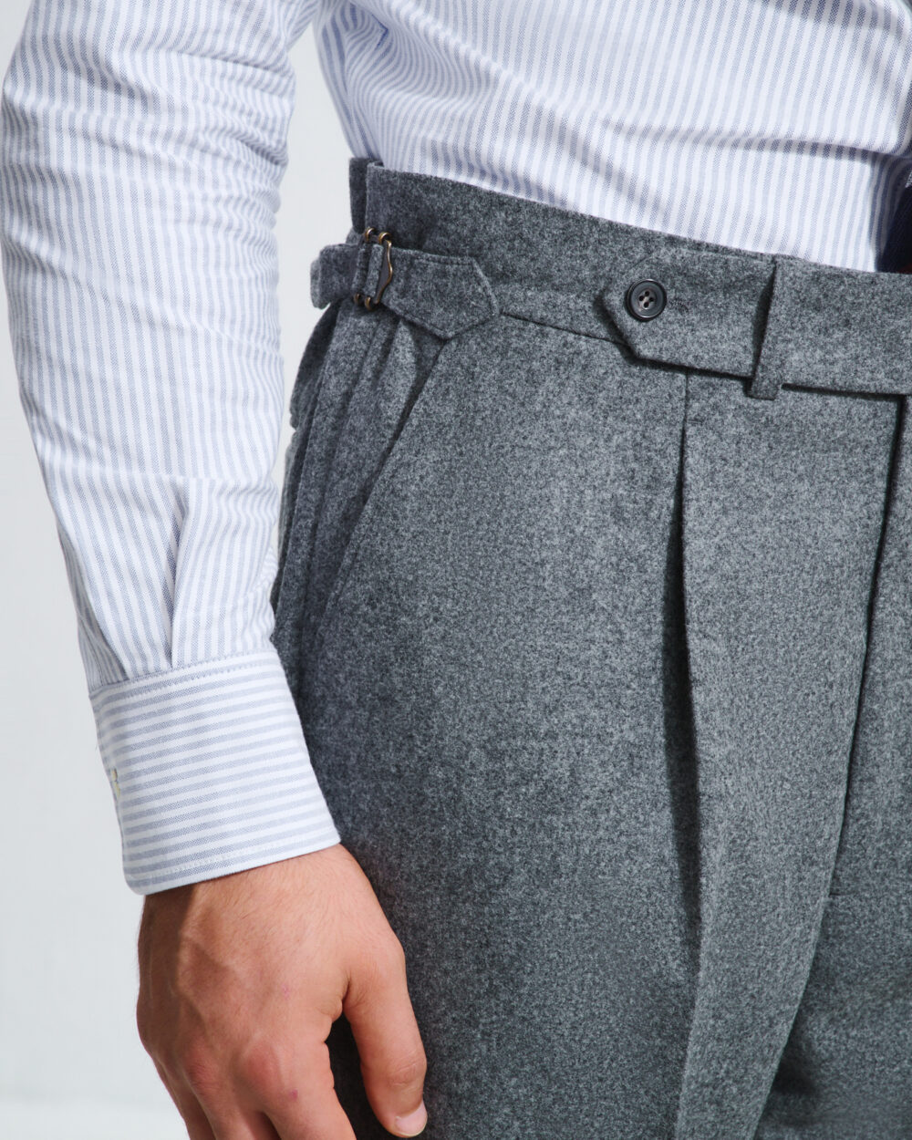 Pantalon Coupe Une Pince / Flanelle