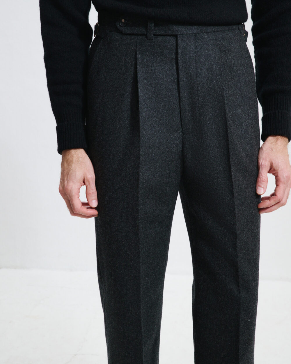 Pantalon Coupe Une Pince / Flanelle