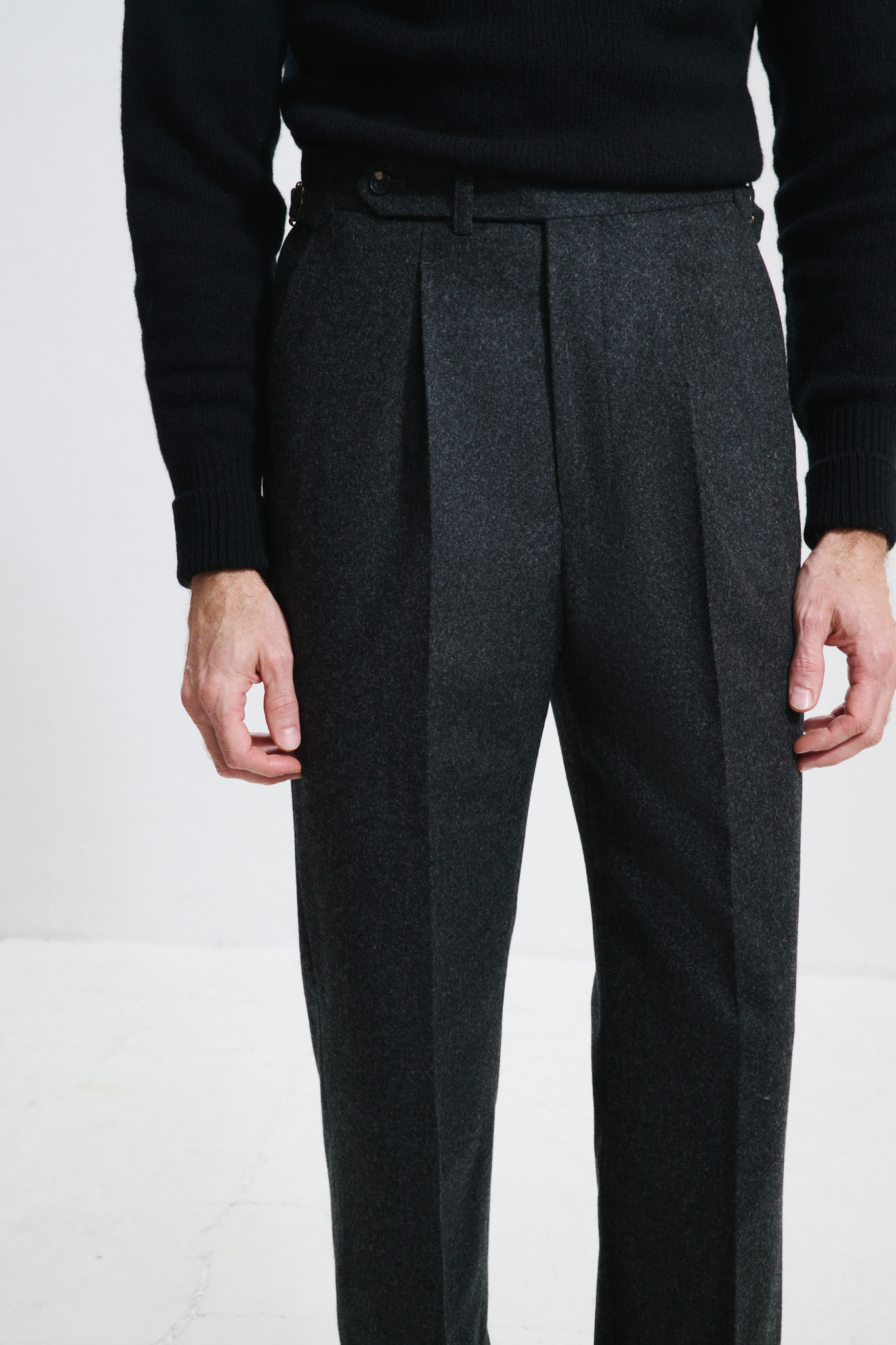 Pantalon Coupe Une Pince / Flanelle