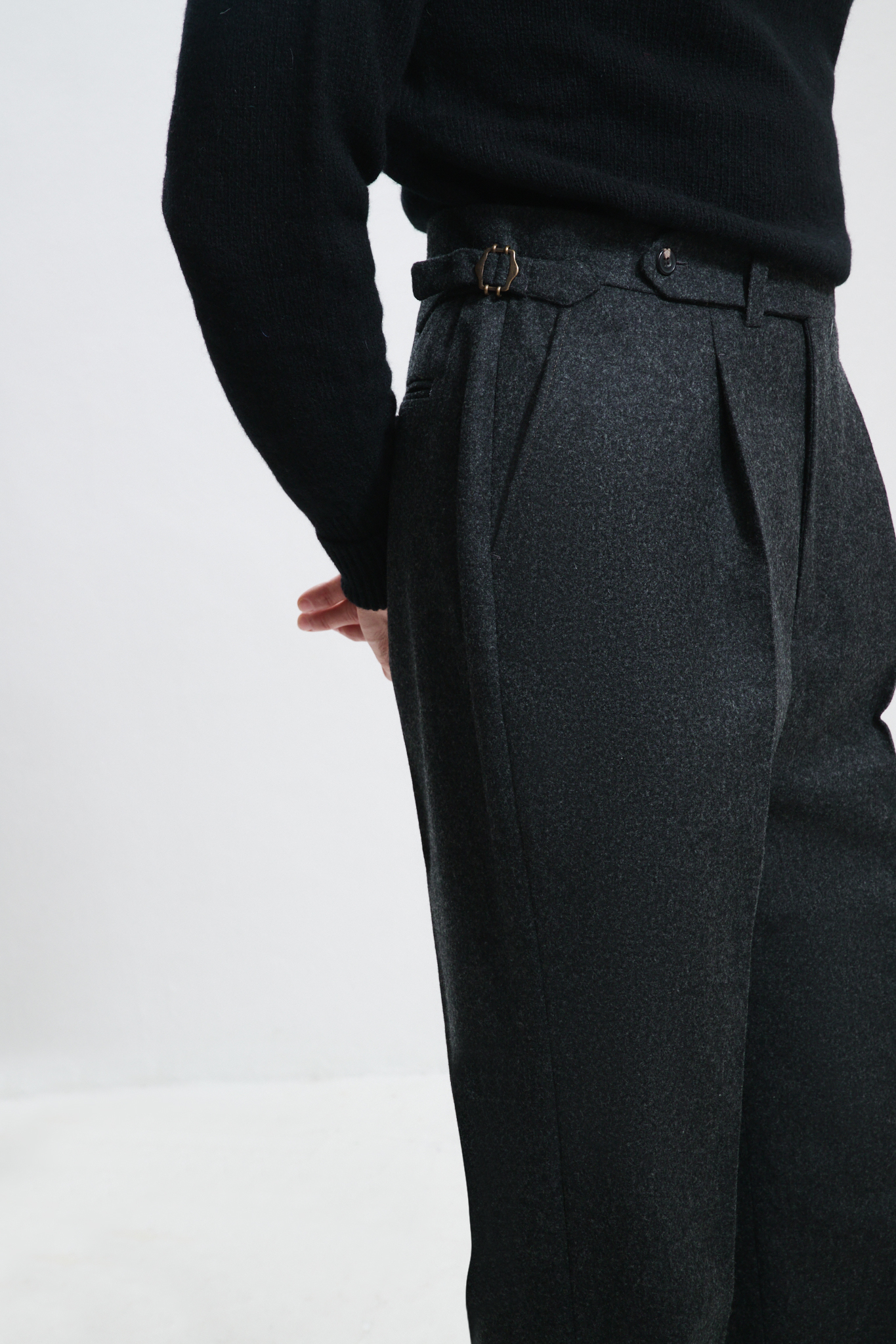 Pantalon Coupe Une Pince / Flanelle