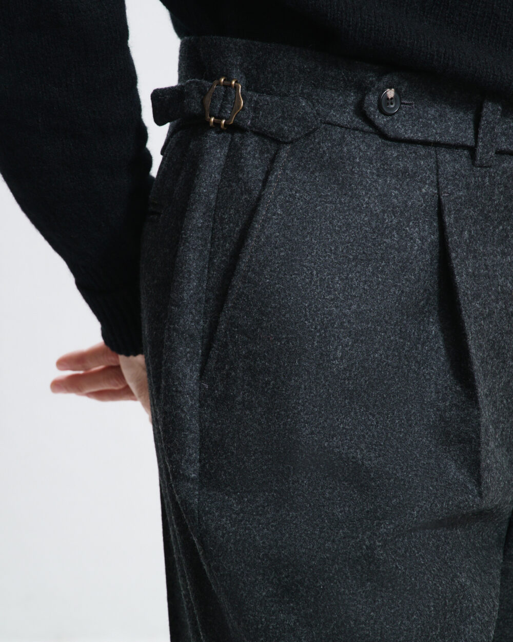 Pantalon Coupe Une Pince / Flanelle
