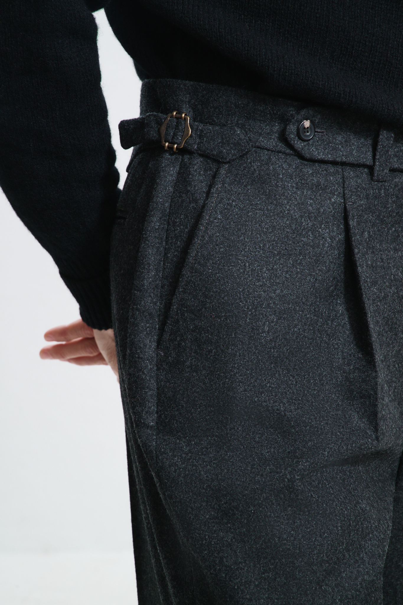 Pantalon Coupe Une Pince / Flanelle