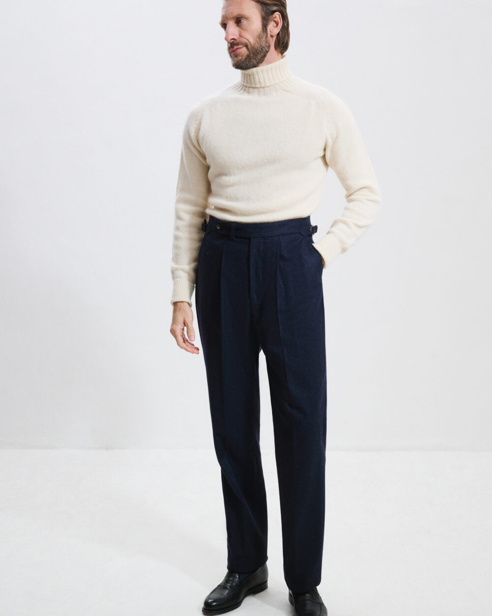 Pantalon Coupe Une Pince / Flanelle