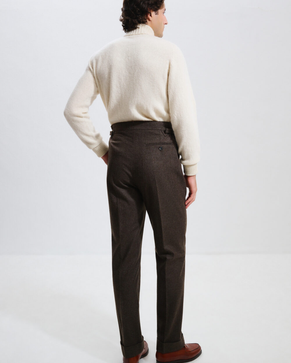 Pantalon Coupe Une Pince / Flanelle