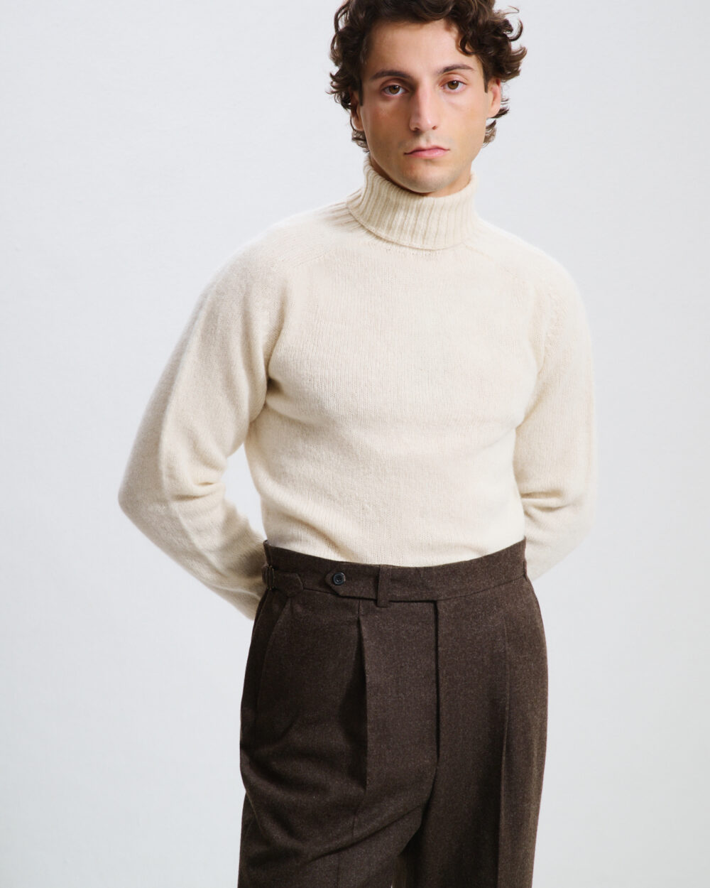 Pantalon Coupe Une Pince / Flanelle