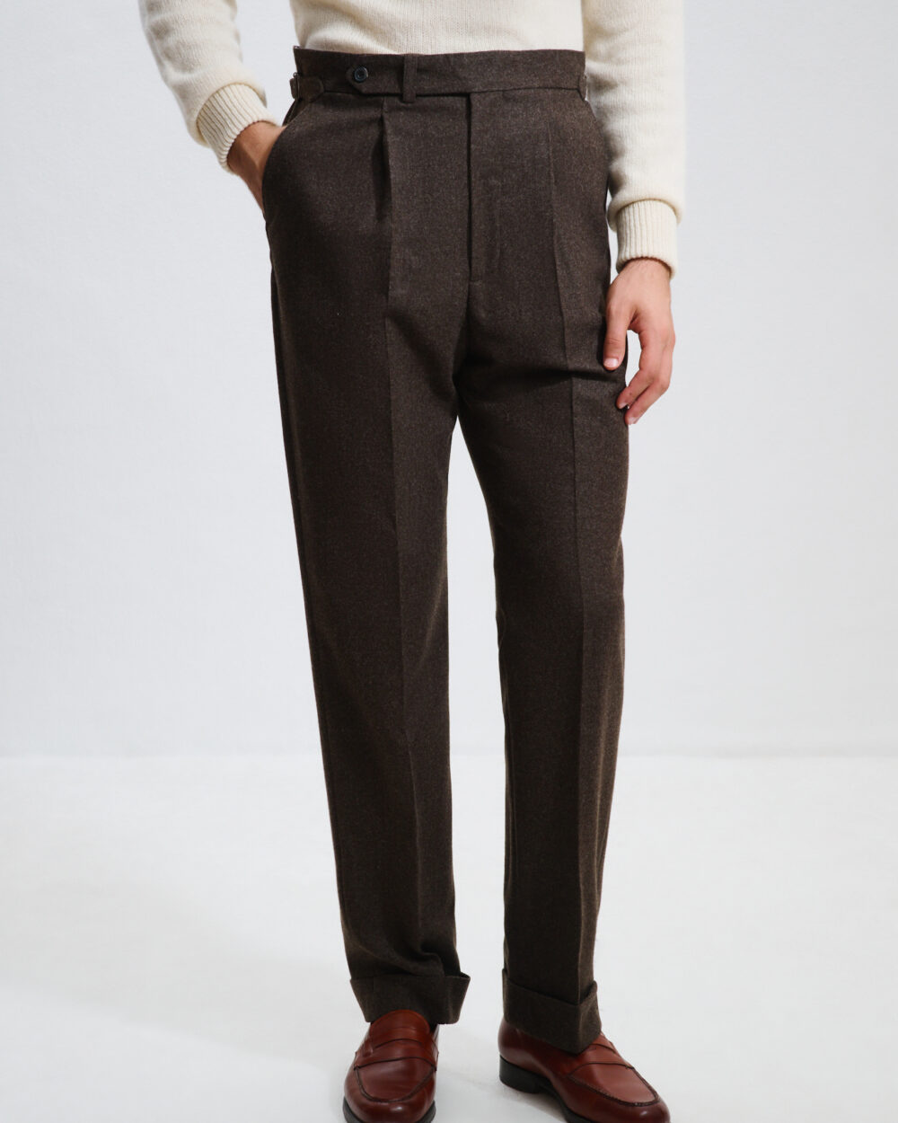 Pantalon Coupe Une Pince / Flanelle