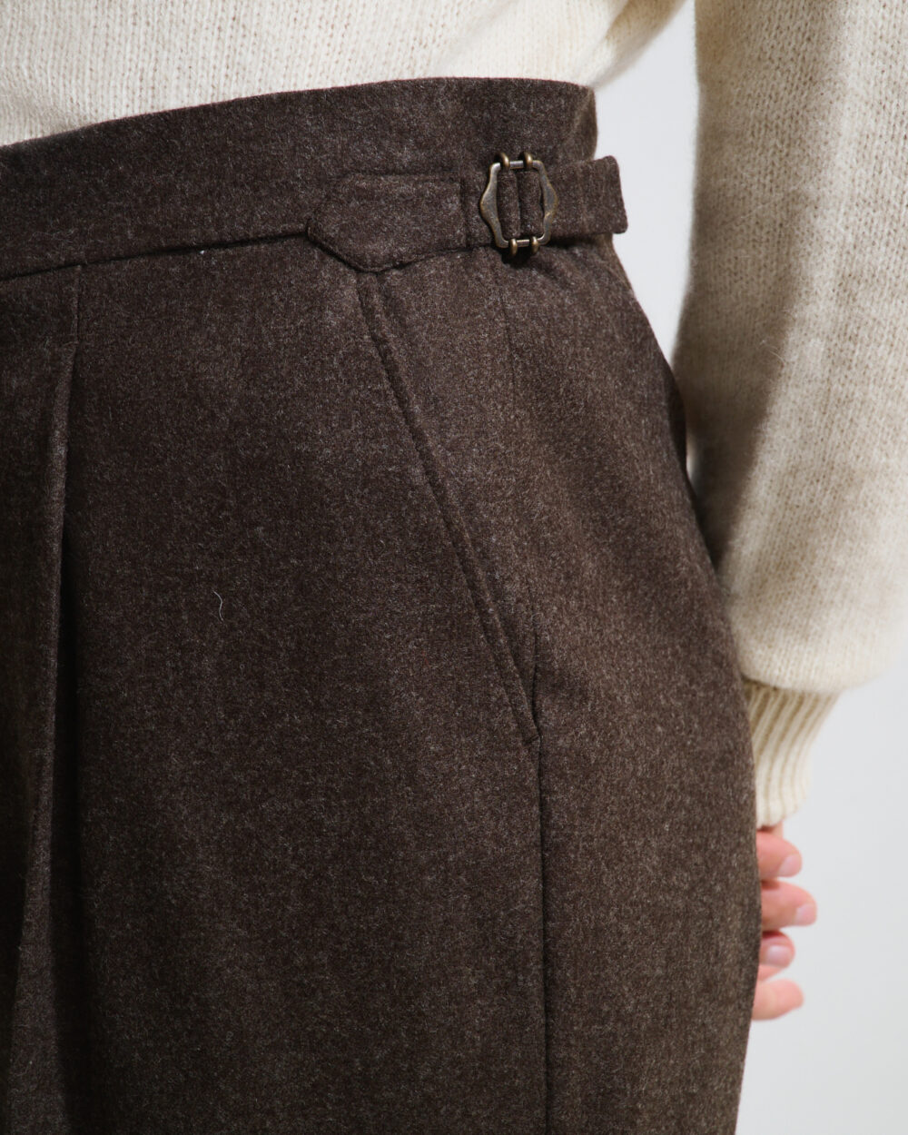 Pantalon Coupe Une Pince / Flanelle