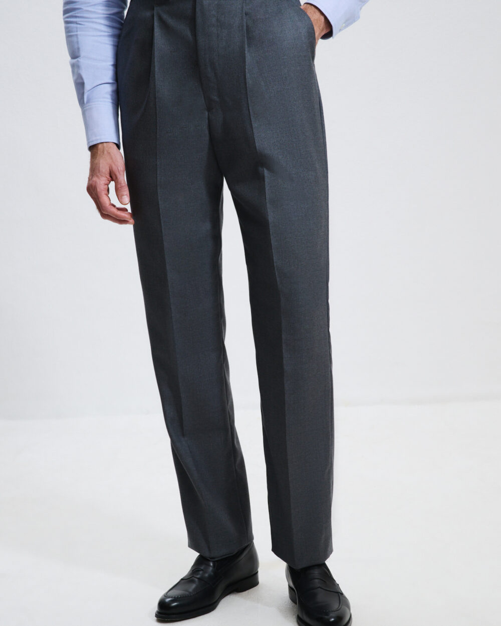 Pantalon Coupe Une Pince / Laine super 120