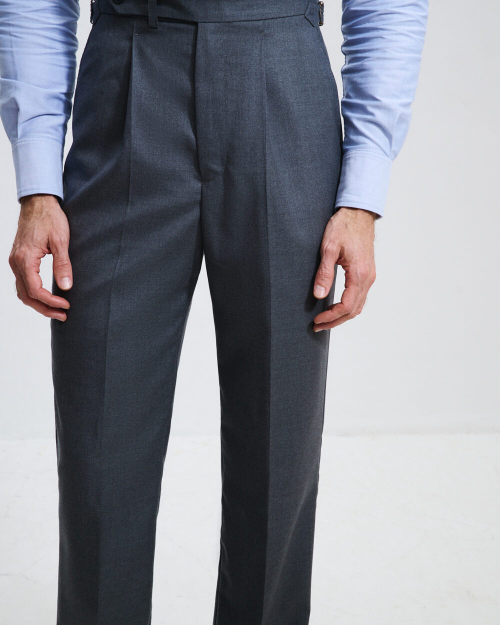 Pantalon Coupe Une Pince / Laine super 120