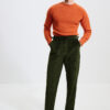 Pantalon Coupe Une Pince / Velours côtelé