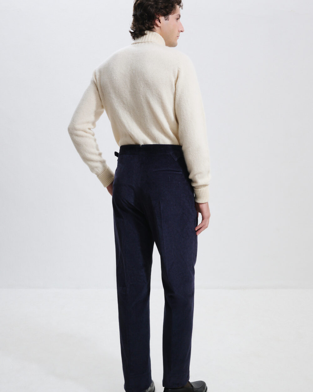 Pantalon Coupe Une Pince / Velours côtelé