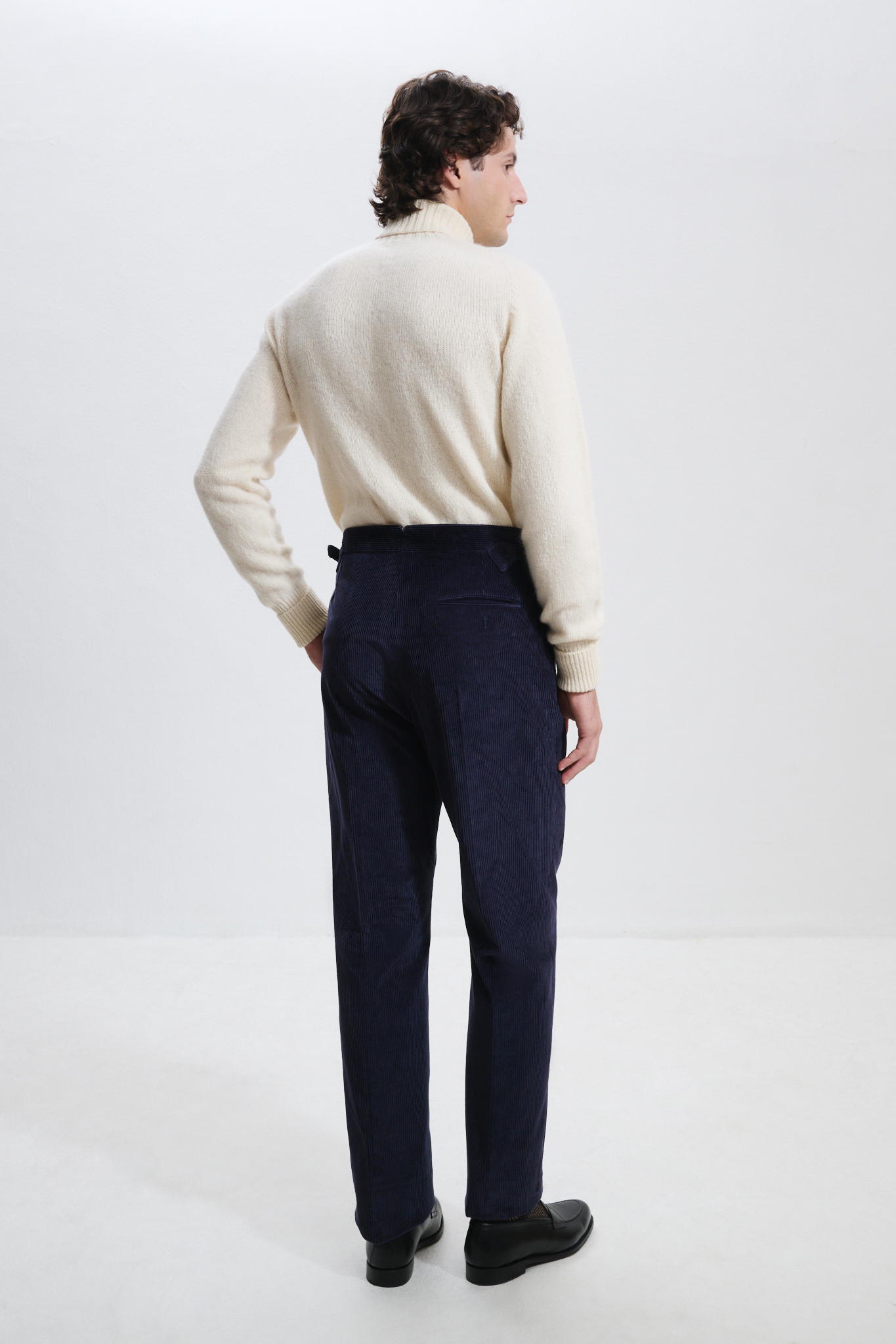 Pantalon Coupe Une Pince / Velours côtelé
