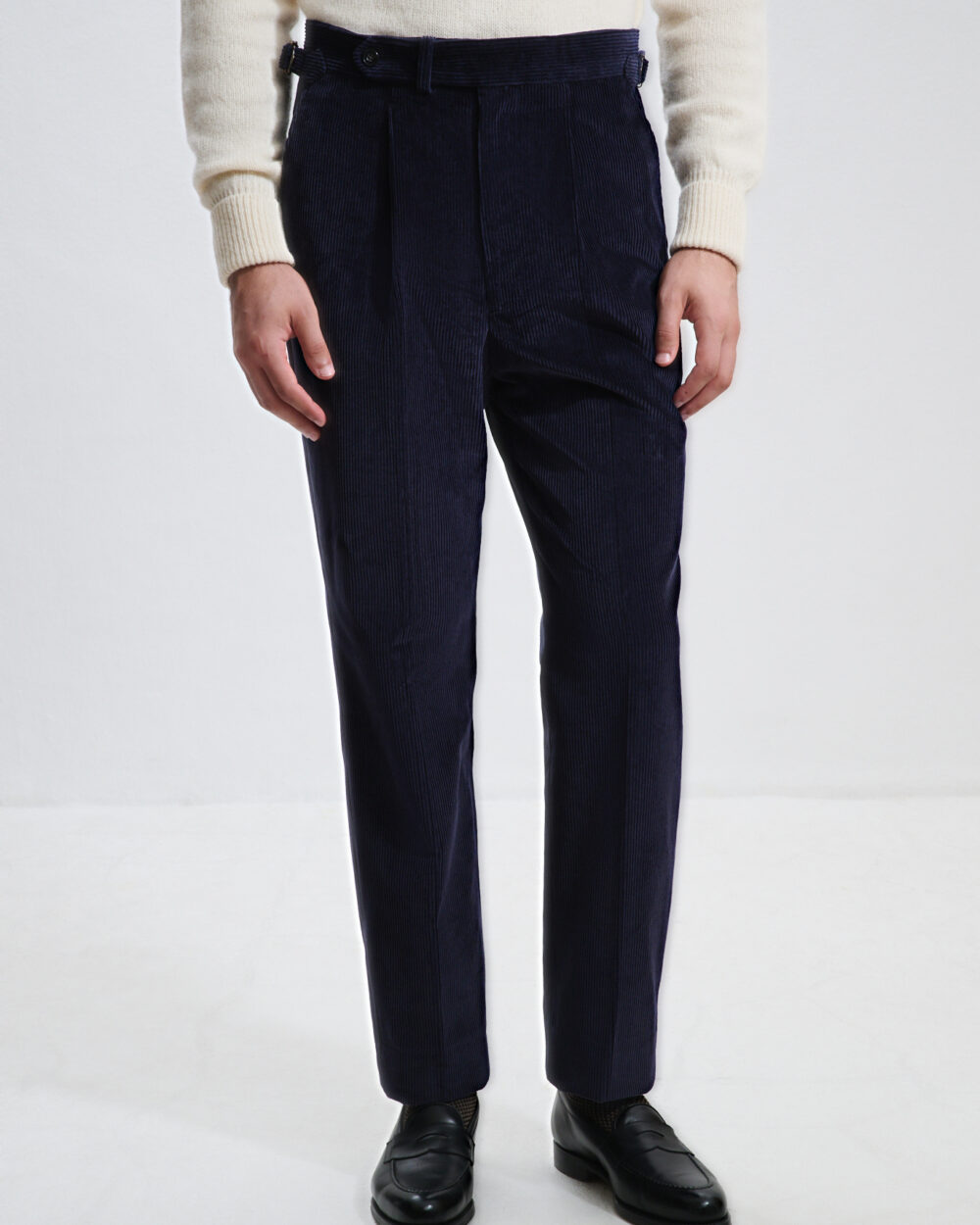 Pantalon Coupe Une Pince / Velours côtelé