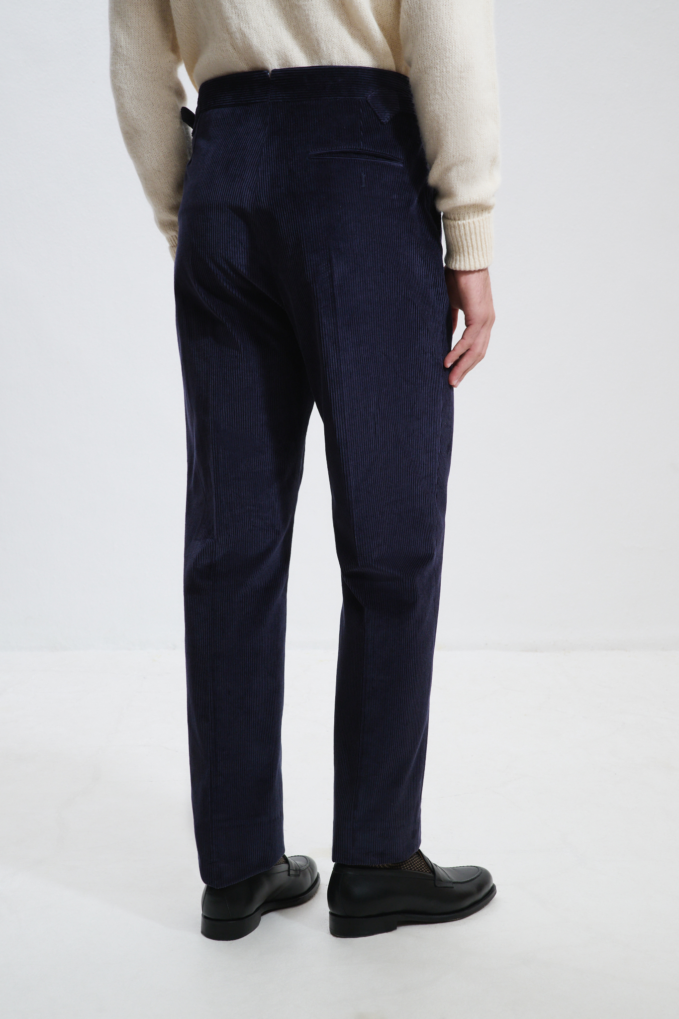Pantalon Coupe Une Pince / Velours côtelé