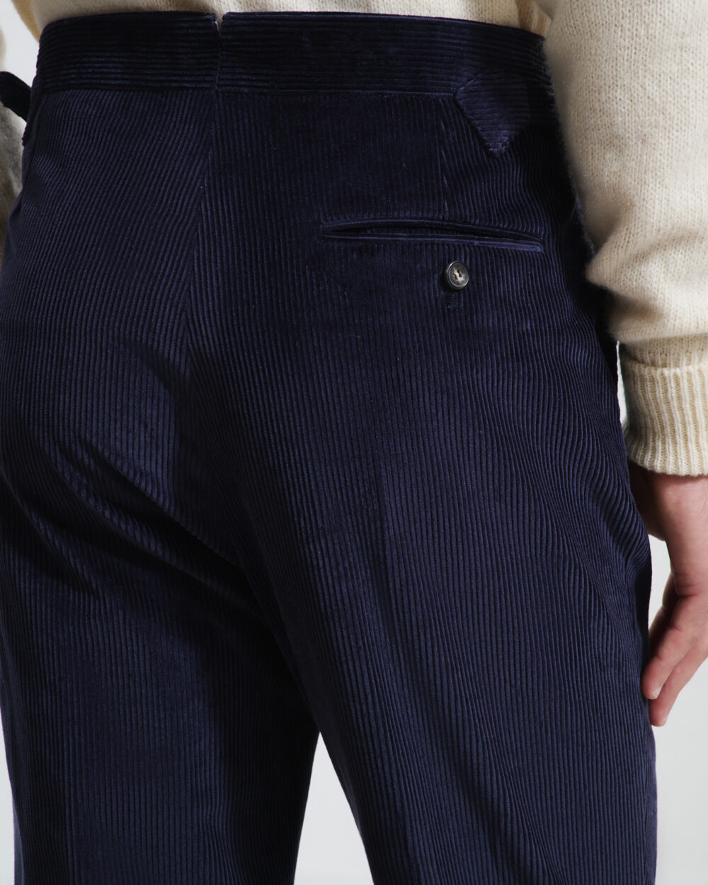 Pantalon Coupe Une Pince / Velours côtelé