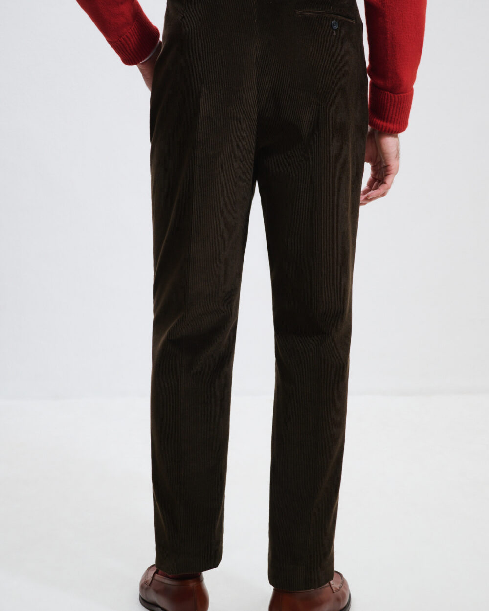 Pantalon Coupe Une Pince / Velours côtelé