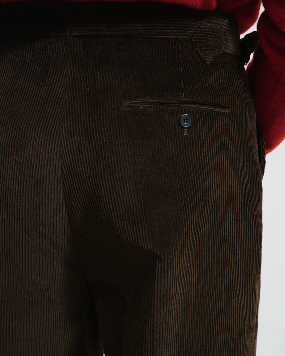 Pantalon Coupe Une Pince / Velours côtelé