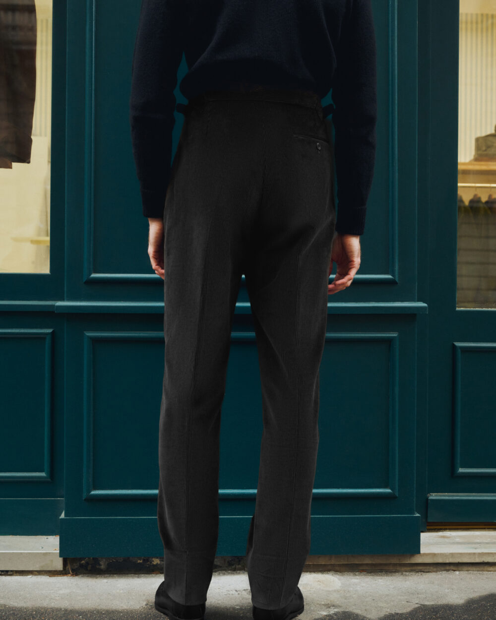 Pantalon Coupe Une Pince / Velours côtelé
