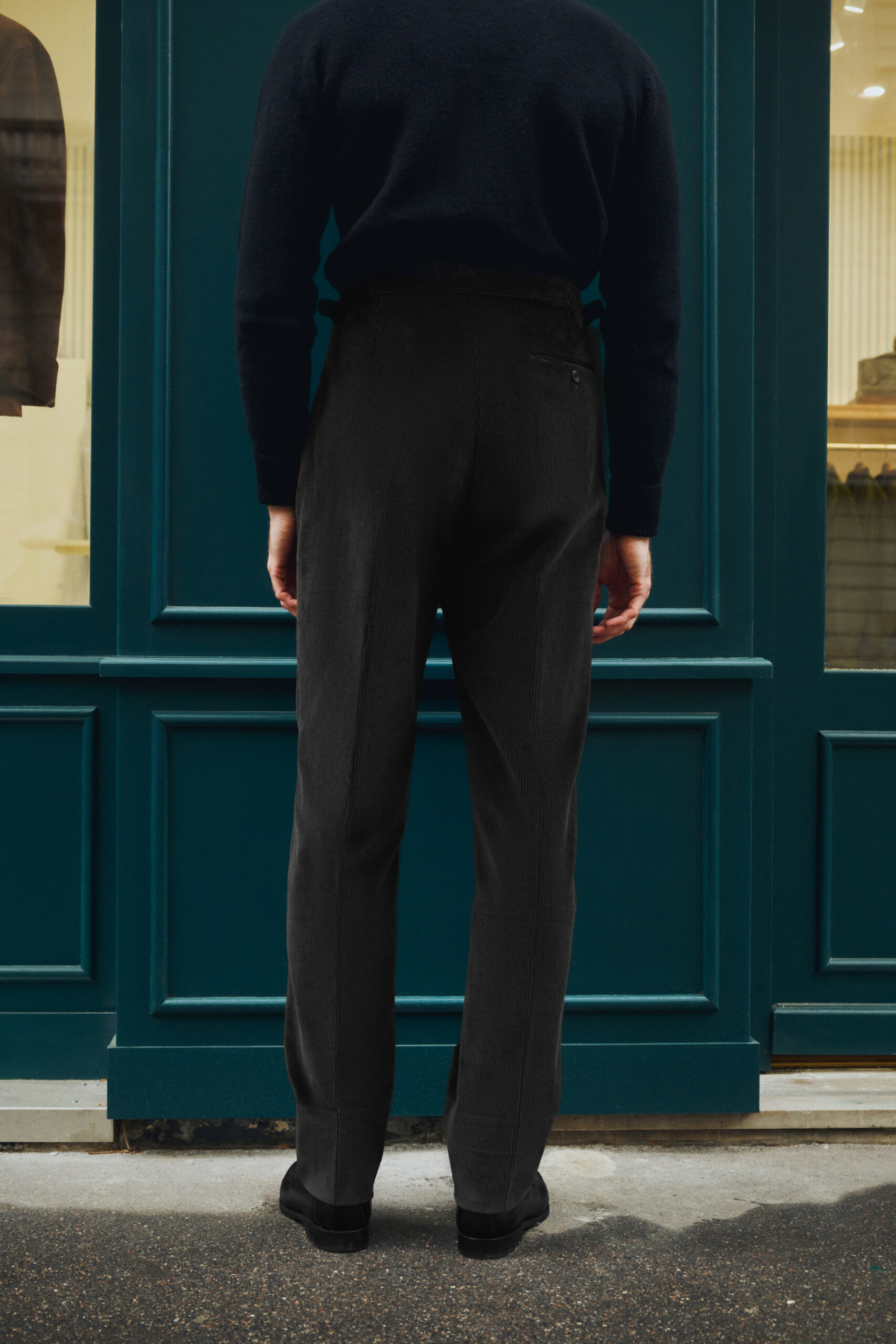 Pantalon Coupe Une Pince / Velours côtelé