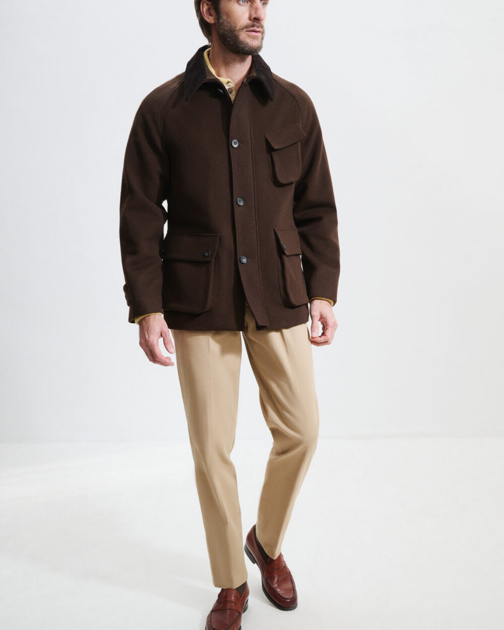 Veste Demi-Chasse / Drap Laine & Cachemire