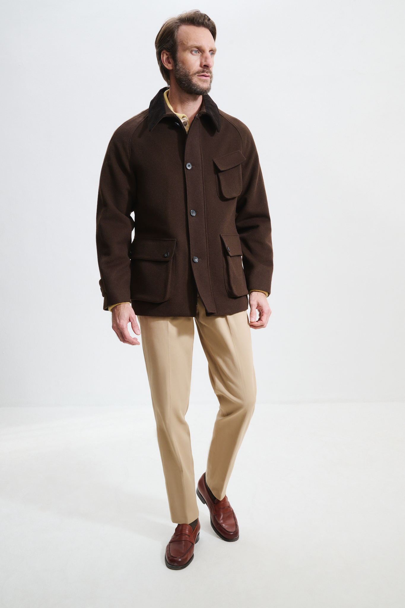 Veste Demi-Chasse / Drap Laine & Cachemire