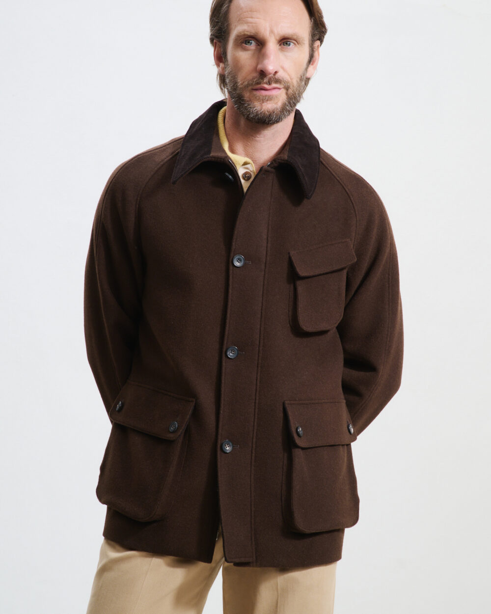 Veste Demi-Chasse / Drap Laine & Cachemire