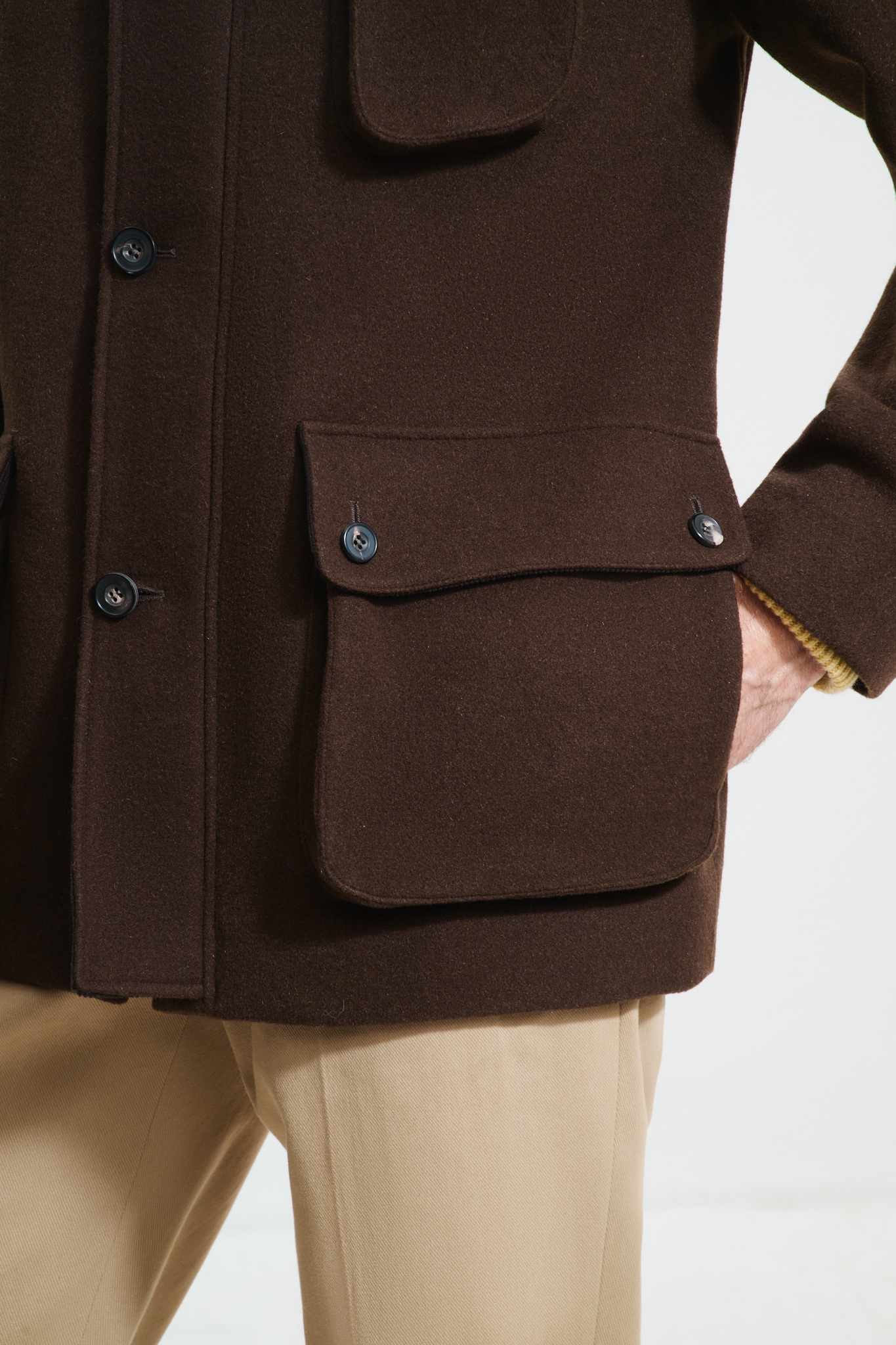 Veste Demi-Chasse / Drap Laine & Cachemire