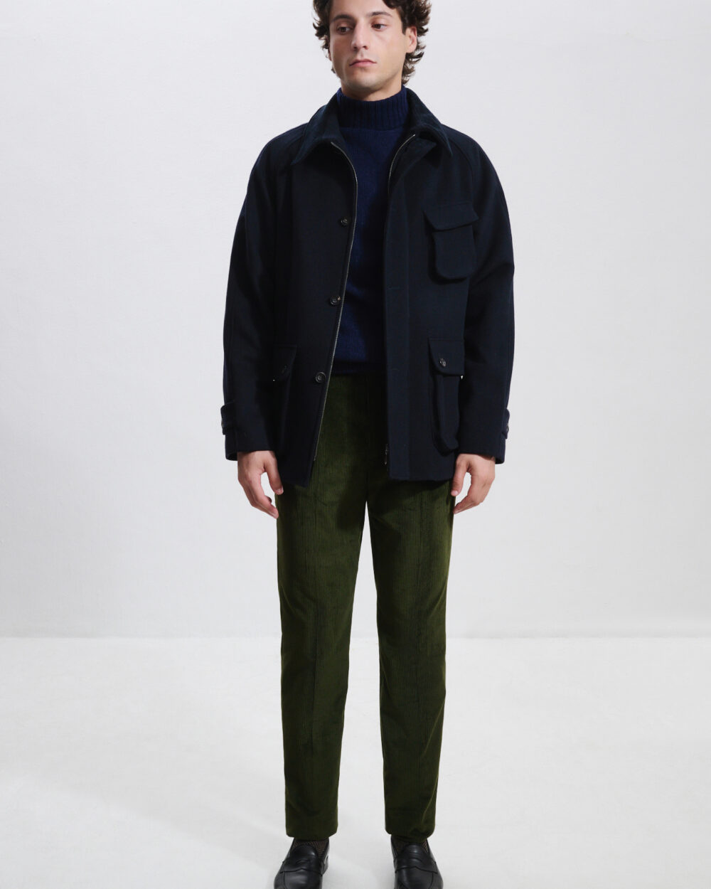 Veste Demi-Chasse / Drap Laine & cachemire