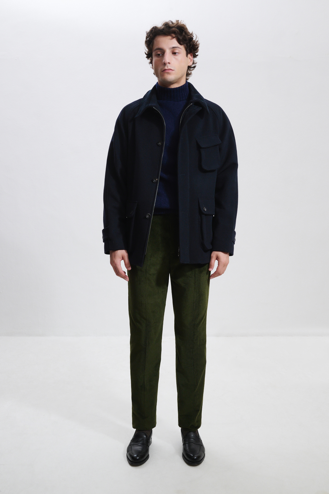 Veste Demi-Chasse / Drap Laine & cachemire