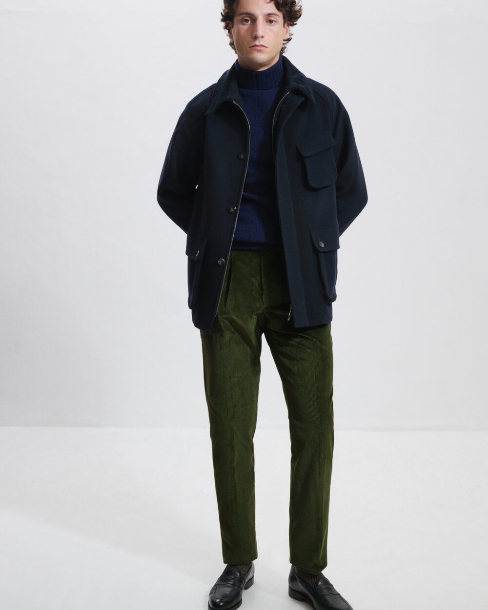 Veste Demi-Chasse / Drap Laine & cachemire