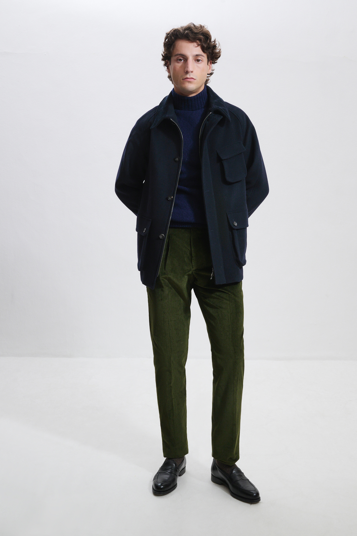 Veste Demi-Chasse / Drap Laine & cachemire