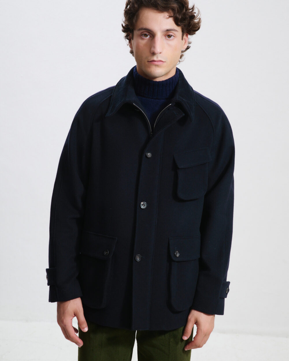 Veste Demi-Chasse / Drap Laine & cachemire