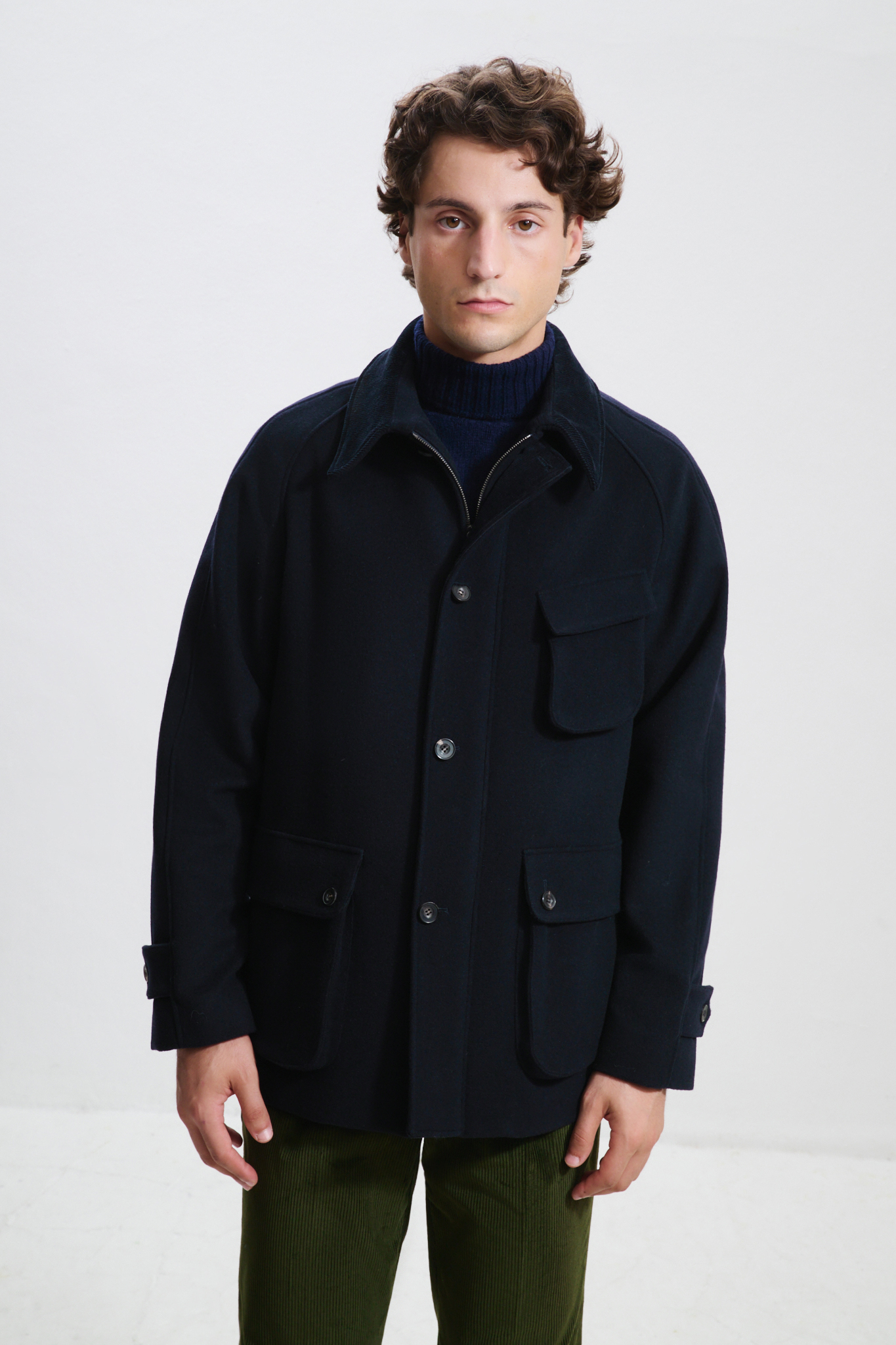Veste Demi-Chasse / Drap Laine & cachemire