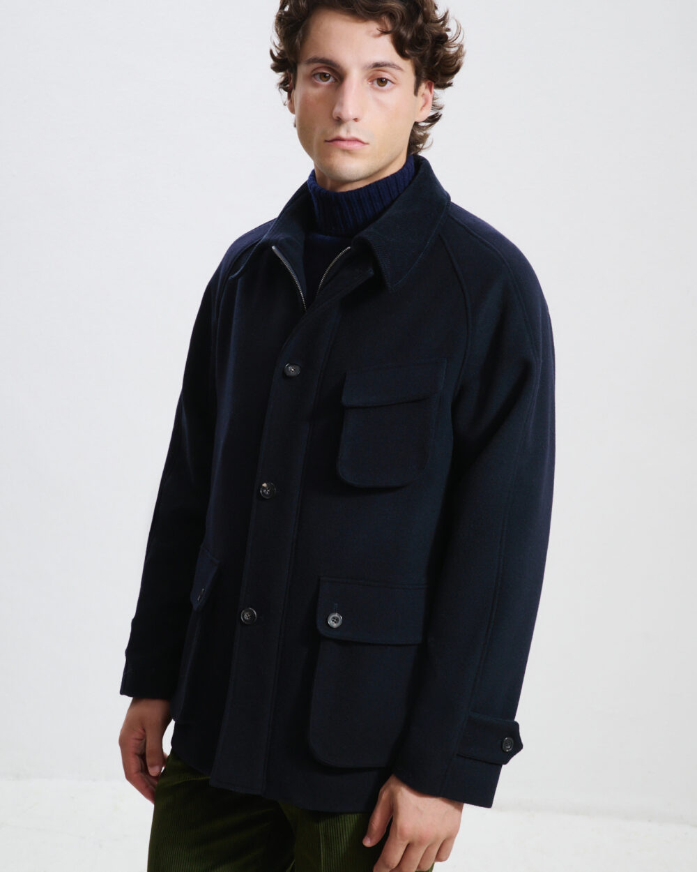 Veste Demi-Chasse / Drap Laine & cachemire