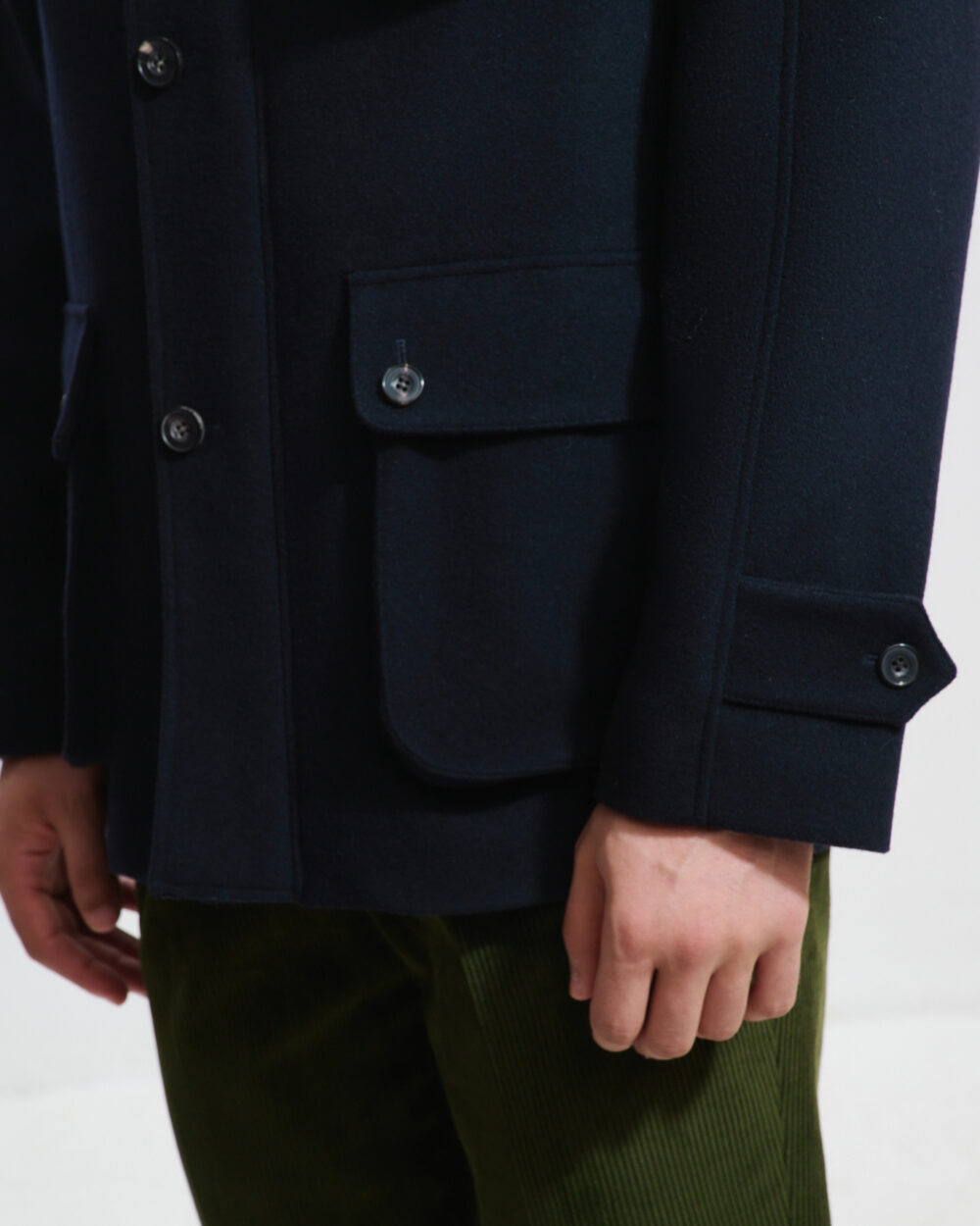 Veste Demi-Chasse / Drap Laine & cachemire