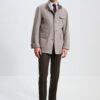 Veste Maubourg à rabats / Flanelle chevrons