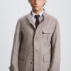 Veste Maubourg à rabats / Flanelle chevrons