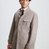 Veste Maubourg à rabats / Flanelle chevrons