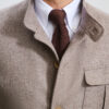 Veste Maubourg à rabats / Flanelle chevrons