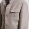 Veste Maubourg à rabats / Flanelle chevrons