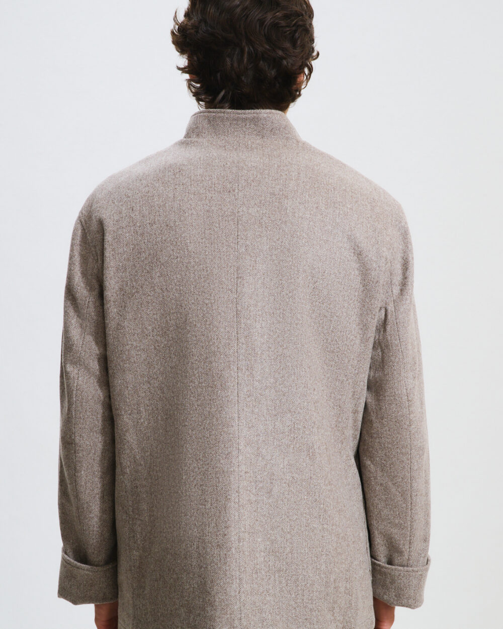 Veste Maubourg à rabats / Flanelle chevrons
