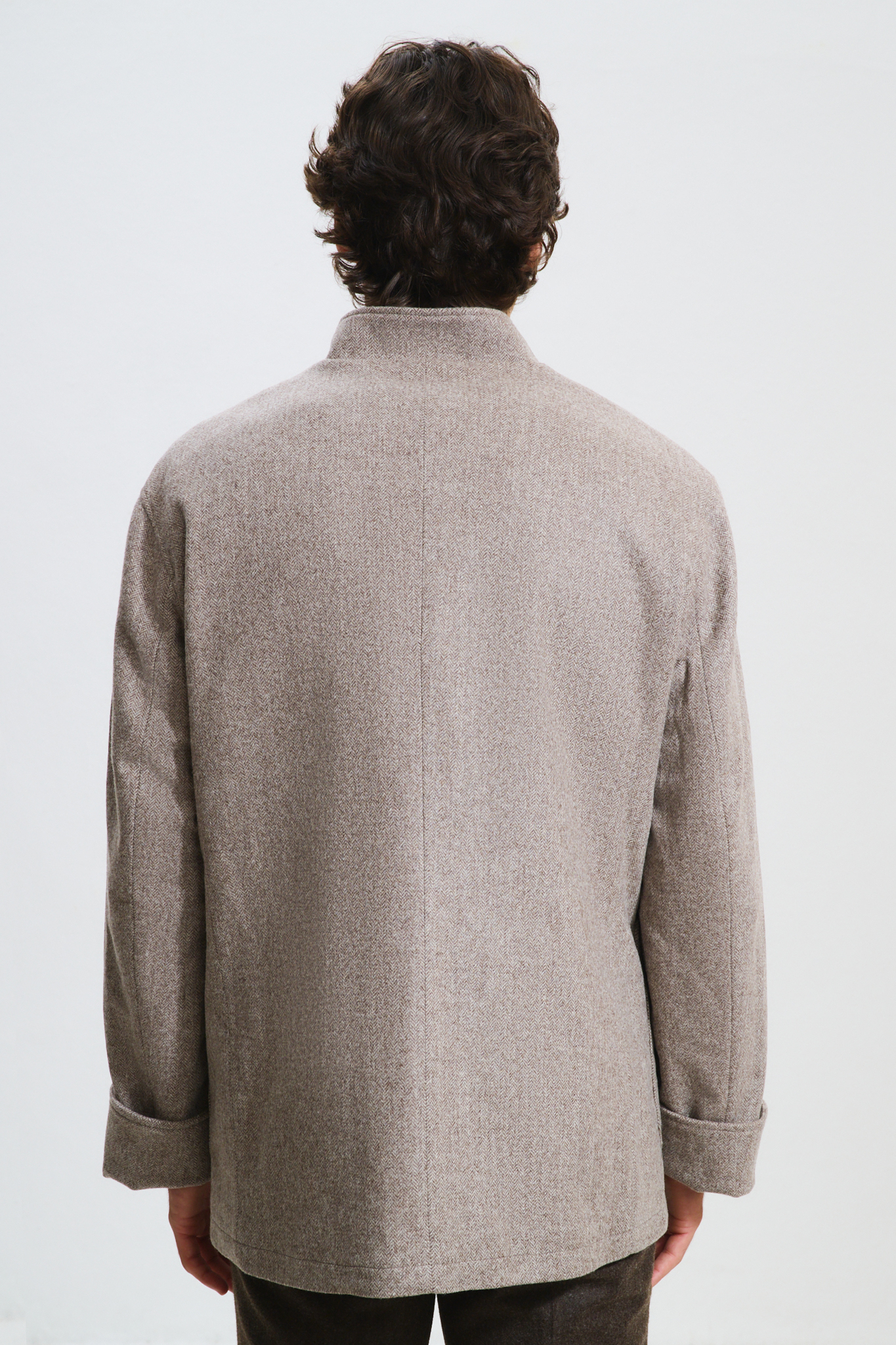 Veste Maubourg à rabats / Flanelle chevrons
