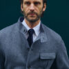 Veste Maubourg à rabats / Flanelle chevrons