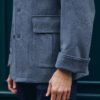 Veste Maubourg à rabats / Flanelle chevrons