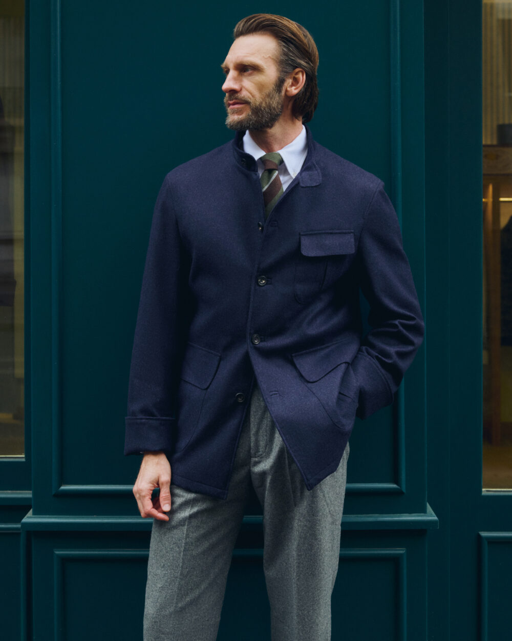 Veste Maubourg à rabats / Flanelle