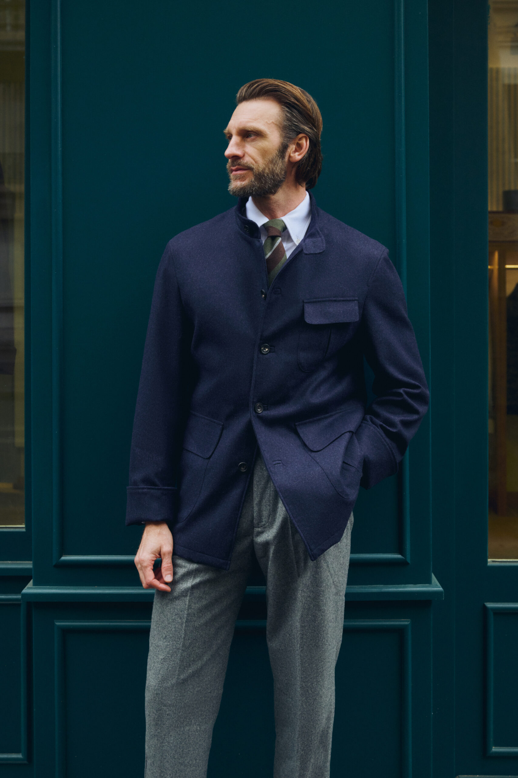 Veste Maubourg à rabats / Flanelle